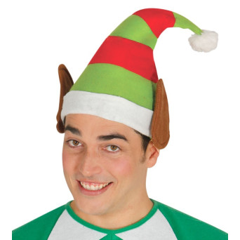 Gorro de Elfo con Orejas para Adulto