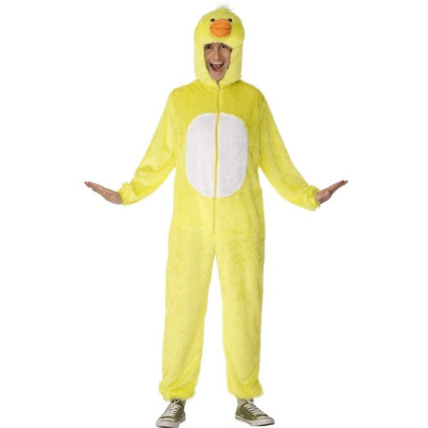Disfraz de Pato de color Amarillo para Adulto