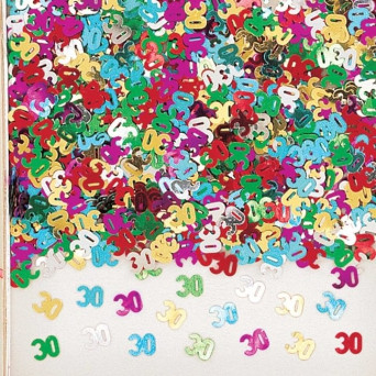 Confeti de Número 30