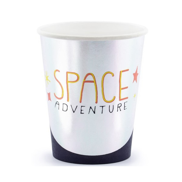 Vaso de Space Adventure 6 Unidades de 200 Mililitros
