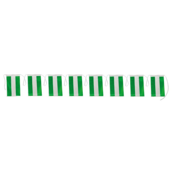 Guirnalda de Bandera Andalucía de Plástico de 20 x 30 Centímetros 50 Metros