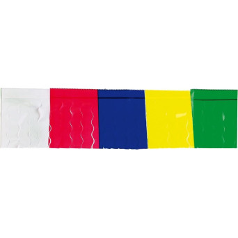 Guirnalda de Flecos Plástico Cosido de 25 Metros Multicolor