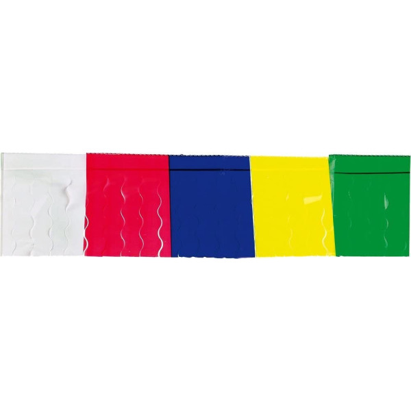 Guirnalda de Flecos Plástico Cosido de 25 Metros Multicolor