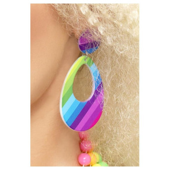 Pendientes de Lágrima Rainbow para Adulto