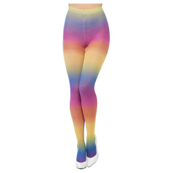 Medias Opacas de Arco Iris para Adulto