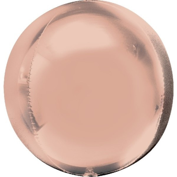Globo Orbz de 40 Centímetros de color Rosa Oro