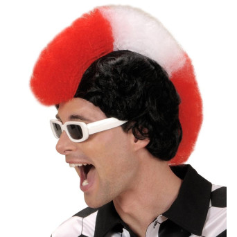 Peluca de Sport's Fan de Austria para Adulto