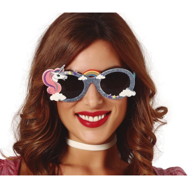 Gafas de Unicornio con Purpurina