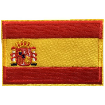Parche Bordado de Bandera España de 7,80 x 4,80 Centímetros