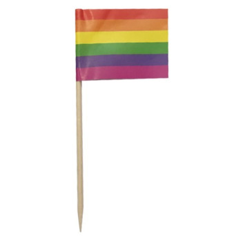 Palillo de Tapas Bandera LGTBI 200 Unidades