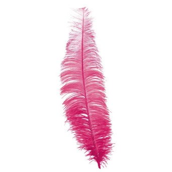 Pluma de Avestruz de 40 Centímetros de color Rosa