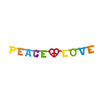 Guirnalda de Peace Love