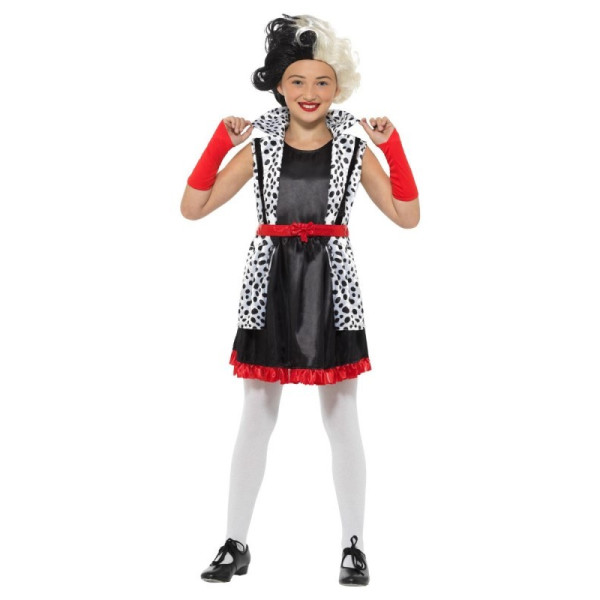 Disfraz de Cruela Mala Infantil