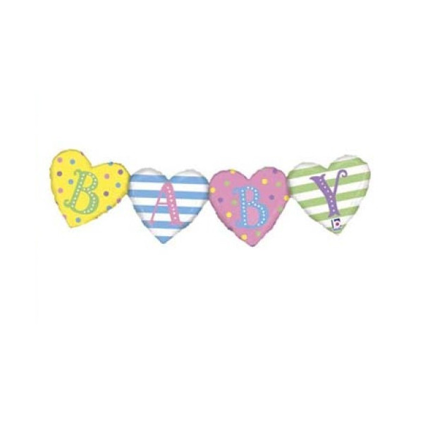 Guirnalda de Globos Foil de Baby de 104 Centímetros