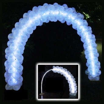 Kit de Arco con Leds de 2,30 Metros de Alto x 3,70 Metros de Ancho para Globos