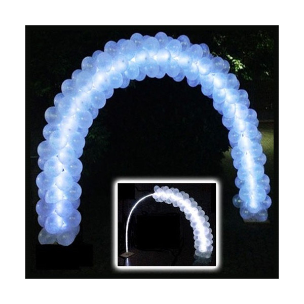 Kit de Arco con Leds de 2,30 Metros de Alto x 3,70 Metros de Ancho para Globos