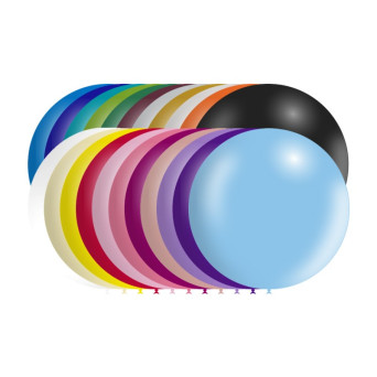 Globo Látex R24 de 60 Centímetros acabado Metálico 100% Biodegradable de Balloonia
