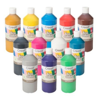 Témpera Líquida Ecológica de 500 Mililitros Varios Colores Marca Creall