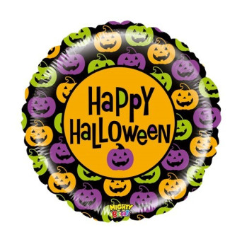 Globo Foil de Happy Halloween de 50 Centímetros