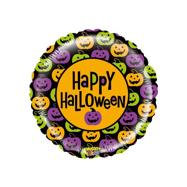 Globo Foil de Happy Halloween de 50 Centímetros