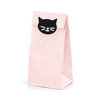 Bolsa de Gato 6 Unidades de 8 x 18 x 6 Centímetros de color Rosa