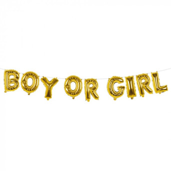 Guirnalda de Globos Foil de Boy or Girl de 4 Metros