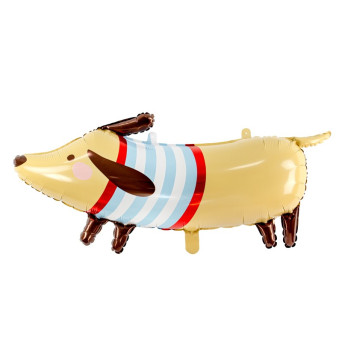 Globo Foil de Perro Salchicha de 96 x 58 Centímetros
