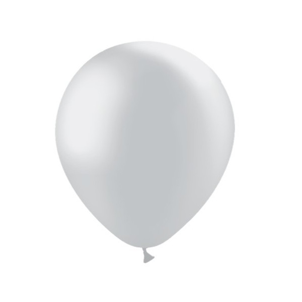 Globo Látex R12 de 28 Centímetros 50 Unidades acabado Metálico 100% Biodegradable de Balloonia