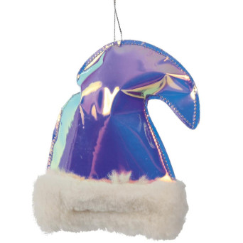 Gorro de Papá Noel de 10 Centímetros de color Malva