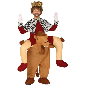 Disfraz de Rey Mago Montado sobre Camello Infantil