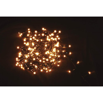Guirnalda Bolitas de 144 LED´s Blanco Cálido Multifunción para Exterior