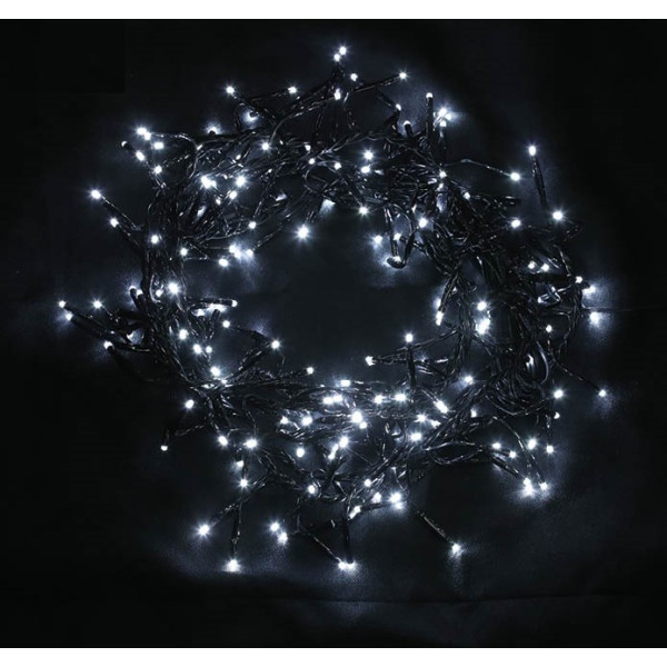 Guirnalda de 192 LED´s Blanco Multifunción para Exterior