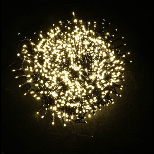 Guirnalda de 1500 LED´s Champagne Multifunción de 30 Metros para Exterior