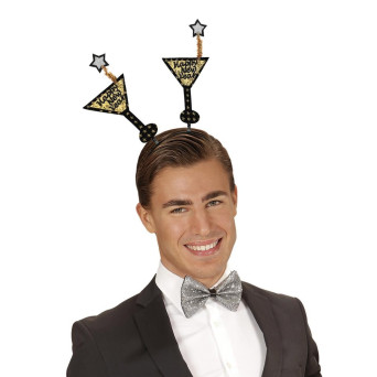 Diadema de Happy New Year de color Oro