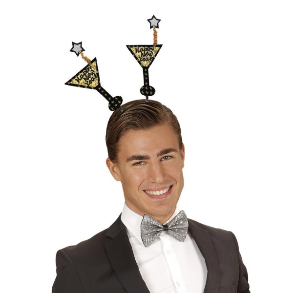 Diadema de Happy New Year de color Oro