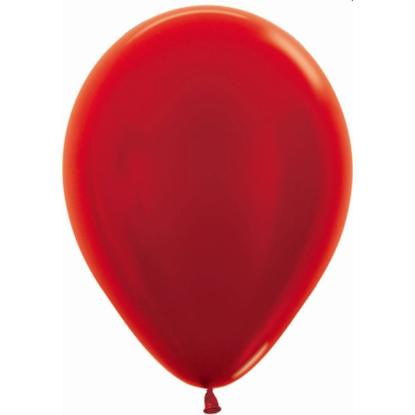 Globo Látex R12 de 30 Centímetros 50 Unidades acabado Metal de Sempertex