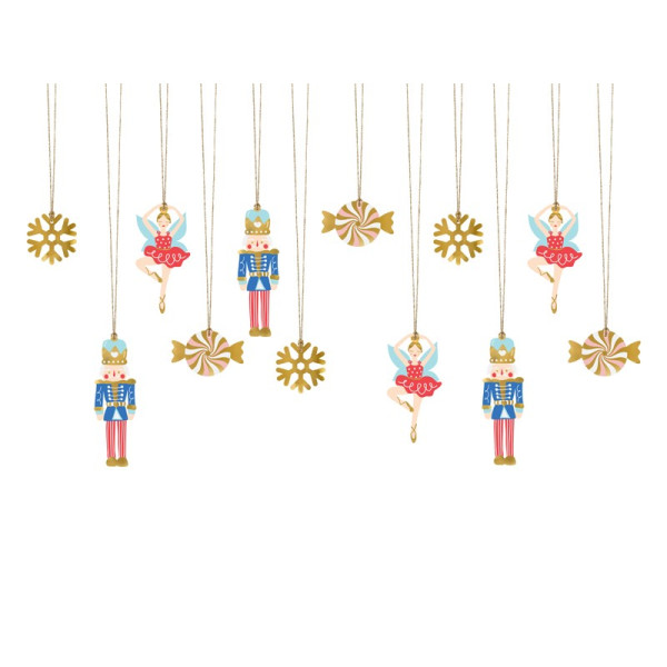 Etiqueta de Regalo Cascanueces 12 Unidades