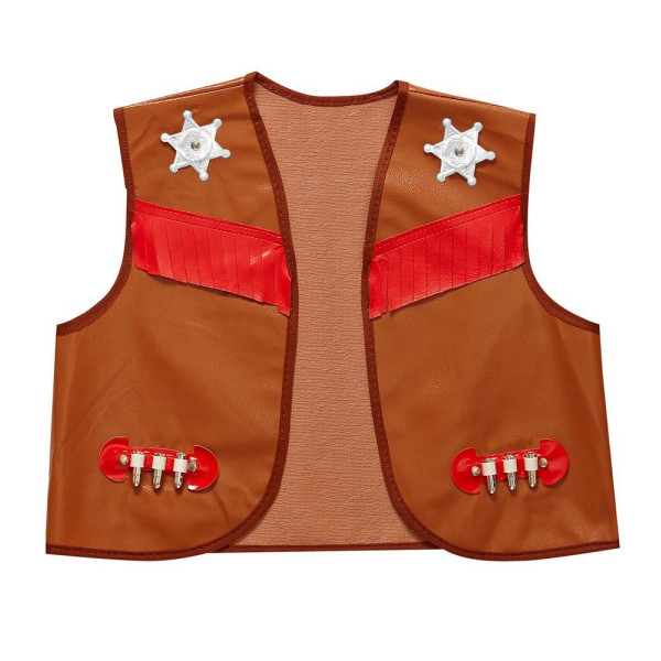 Chaleco de Vaquero de color Marrón Infantil