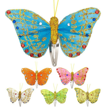 Clip de Mariposa para Cabello Varios Colores