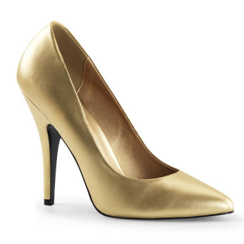 Zapato Seduce-420 de color Oro de Pleaser para Adulto