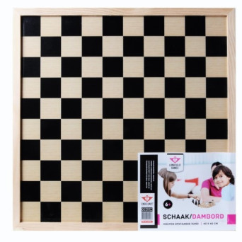 Tablero para Ajedrez o Damas de 40 x 40 x 1 Centímetros