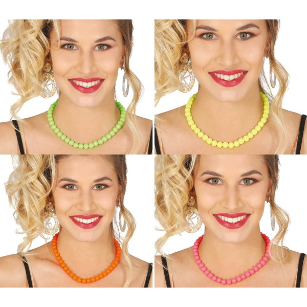 Collar de 40 Centímetros de color Neón Varios Colores