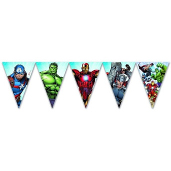 Guirnalda de Banderines de Avengers