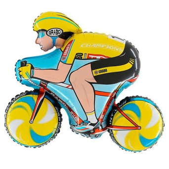 Globo Foil de Ciclista de 79 x 89 Centímetros