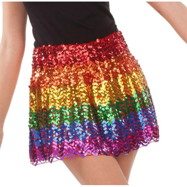 Falda de Rainbow para Adulto