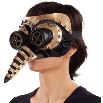 Máscara de Steampunk con Nariz para Adulto