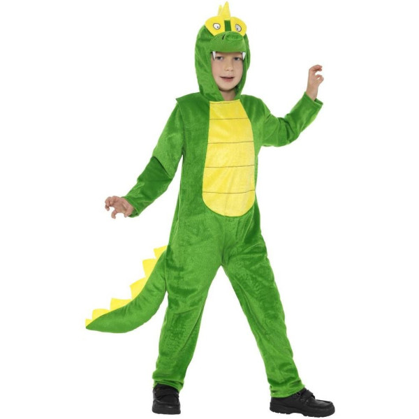 Disfraz de Cocodrilo de color Verde Infantil