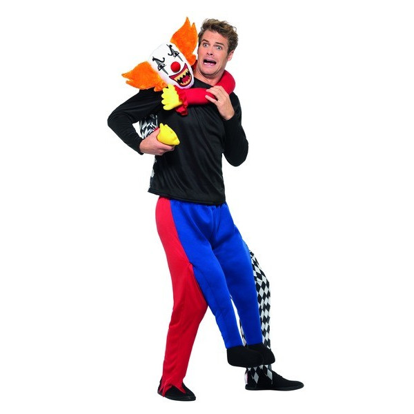 Disfraz de Secuestro de Payaso Piggyback para Adulto