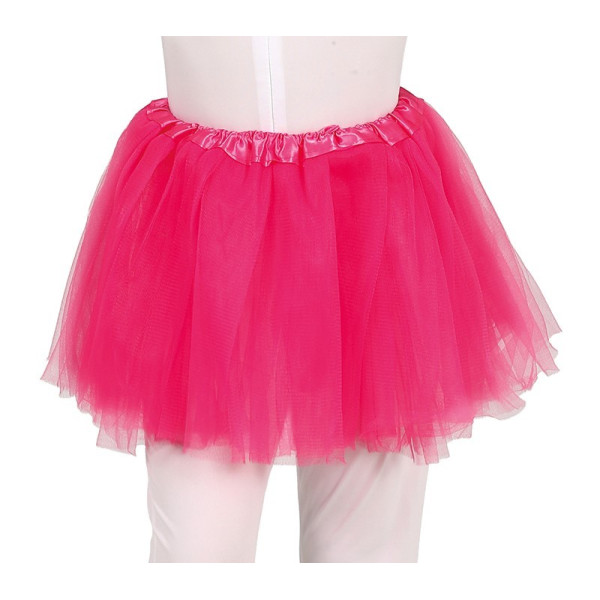 Tutú de 30 Centímetros de color Fucsia Infantil
