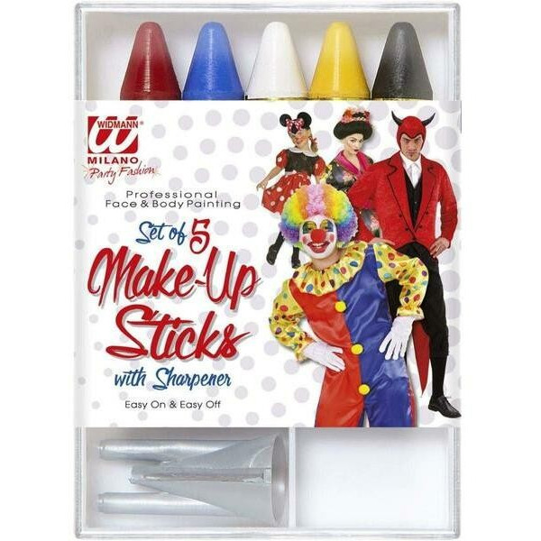 Kit de Barras de Maquillaje para Cuerpo y Cara Infantil